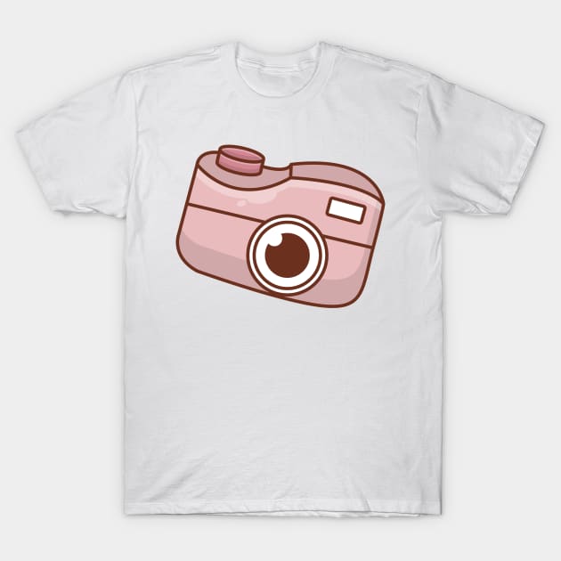 CUTE CAMERA T-Shirt by fflat hds